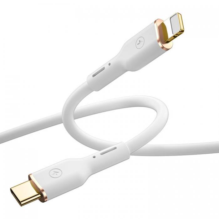 WIWU - WIWU USB-C till Lightning kabel 30W 1.2m YQ01 - Vit