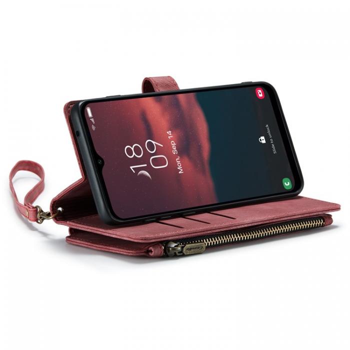 Caseme - CASEME Galaxy A24 4G Plnboksfodral C30 Zipper - Rd