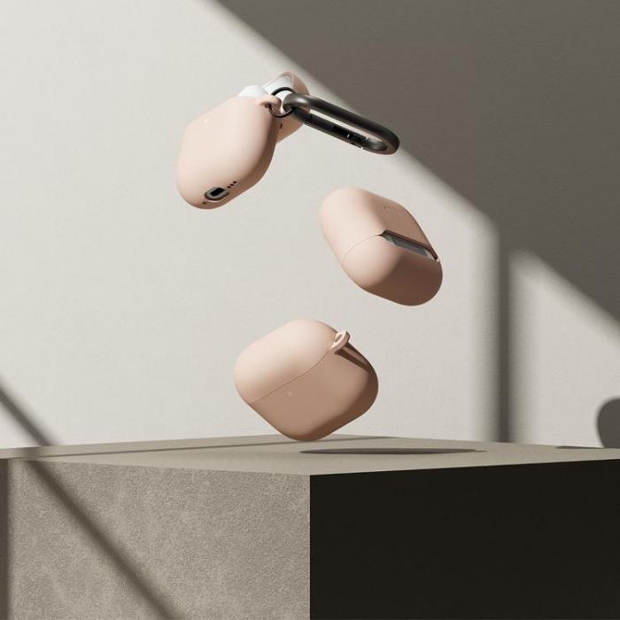 Ringke - Ringke Airpods 4 Skal Silikon - Rosa Sand