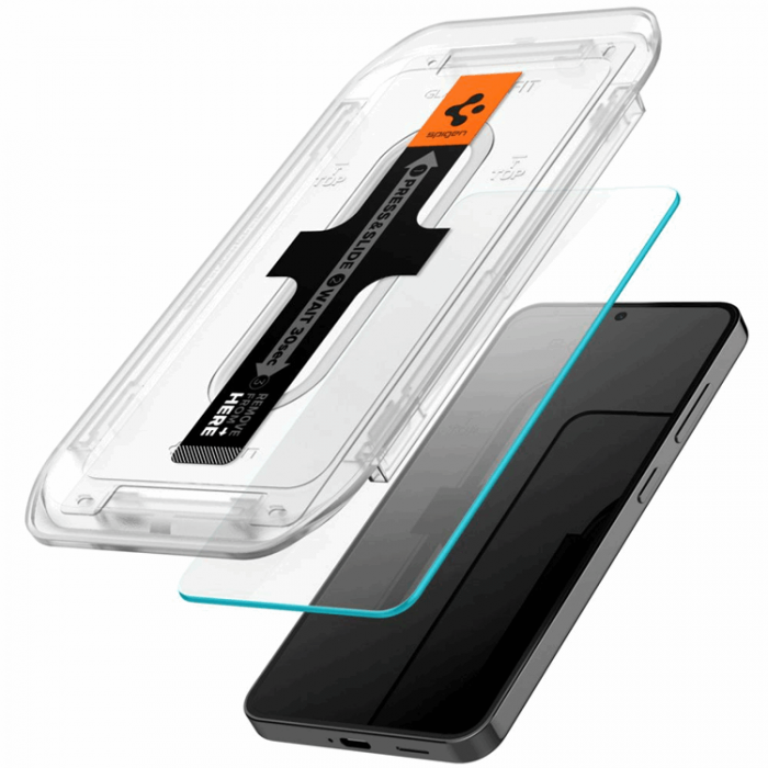 Spigen - [2-Pack] Spigen Galaxy S24/S25 Hrdat glas Skrmskydd EZ-Fit