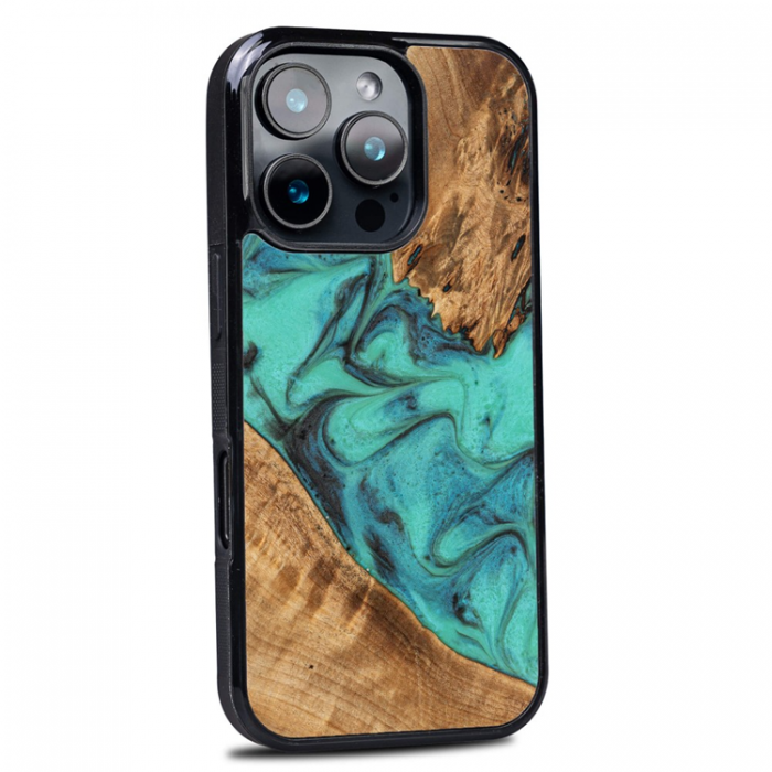 Bewood - Bewood iPhone 16 Pro Mobilskal Unique Turquoise