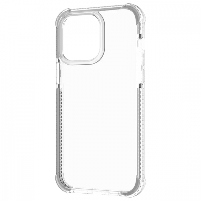 Taltech - iPhone 14 Pro Max Mobilskal Clear Shockproof - Vit