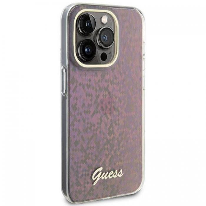 Guess - Guess iPhone 15 Pro Max Mobilskal IML Mirror Disco Iridescentgo