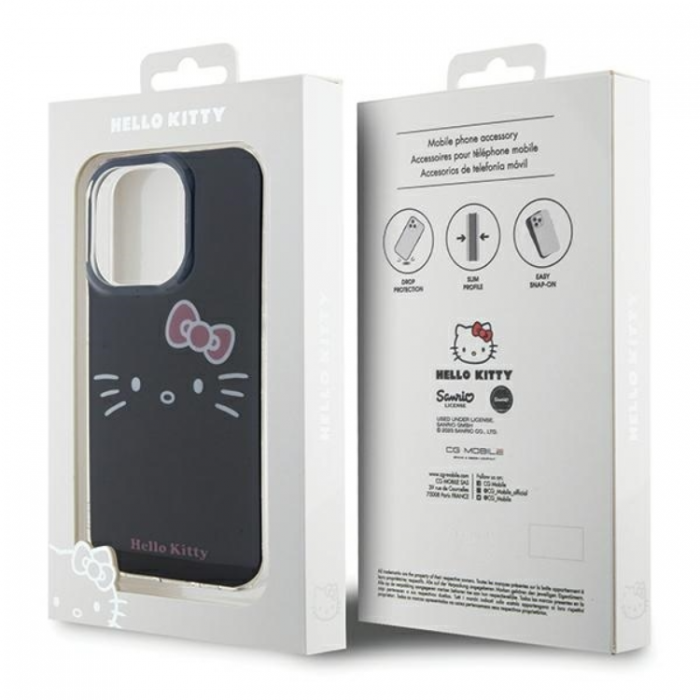 Hello Kitty - Hello Kitty iPhone 13 Pro Mobilskal Kitty Face - Svart