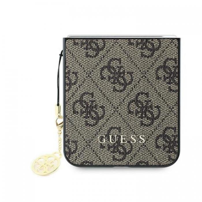 Guess - Guess Galaxy Z Flip 6 Mobilskal 4G Charm - Brun