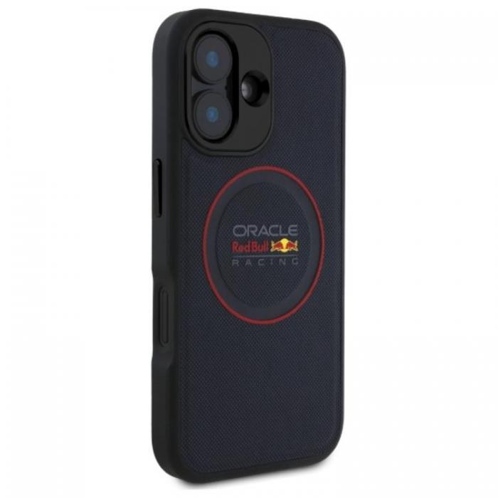 Red Bull - Red Bull iPhone 16 Mobilskal MagSafe Lder Red Ring - Navy