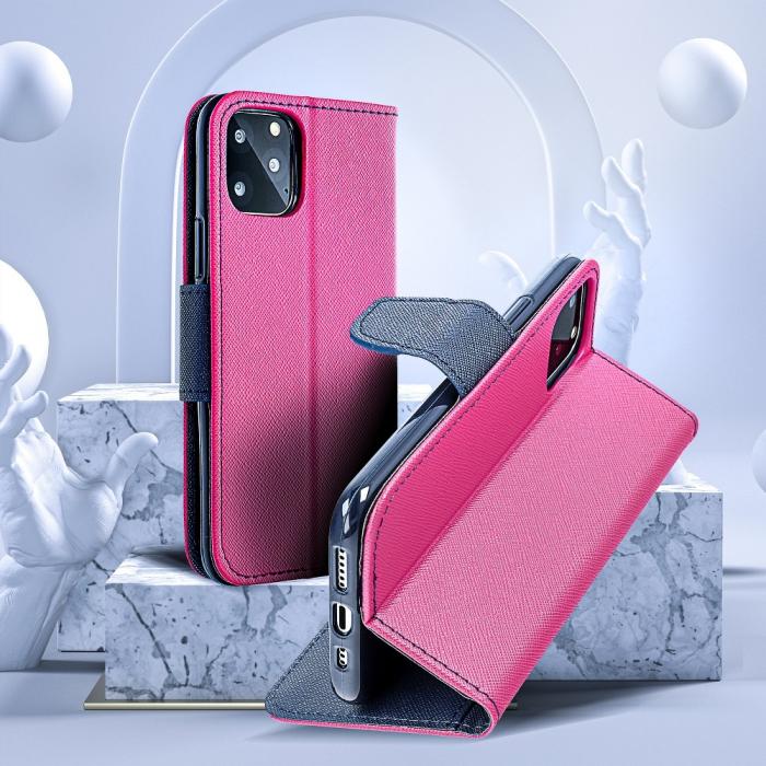 OEM - Fancy Plnboksfodral till Samsung Galaxy J5 2017 Rosa/navy