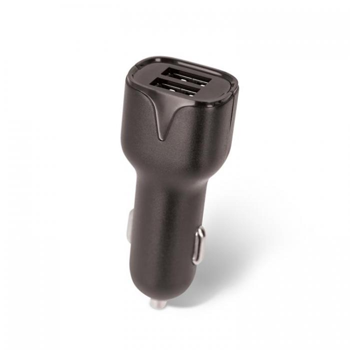 Maxlife - Maxlife Billaddare 2x USB 2.4A - Svart