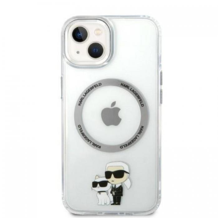 KARL LAGERFELD - Karl Lagerfeld iPhone 14 Plus Skal Magsafe Iconic Karl & Choupette