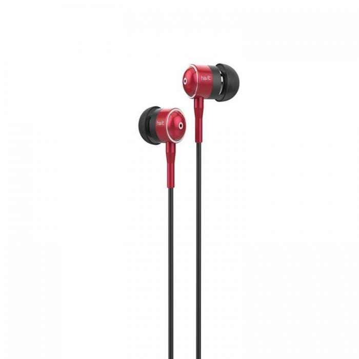 Havit - Havit In-Ear Hrlurar Trdbundna HV-L670 - Svart/Rd