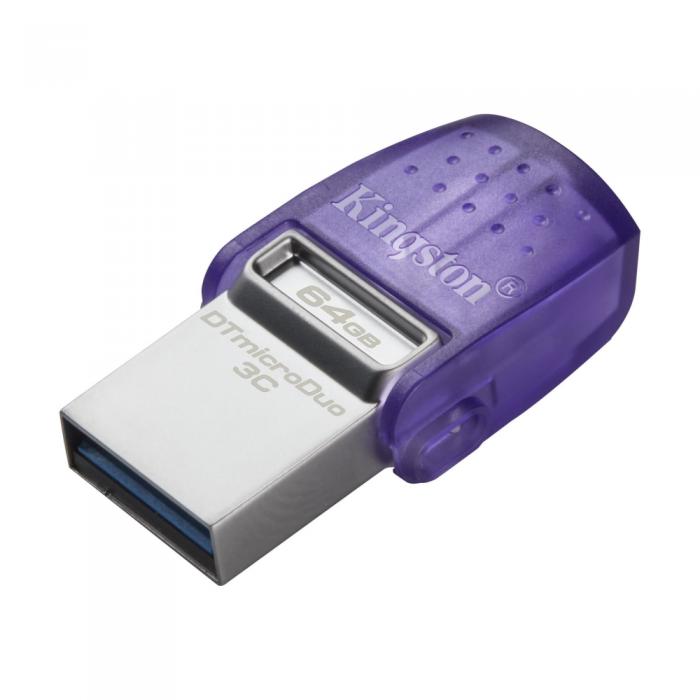 Kingston - Kingston Pendrive 64GB USB 3.0/3.1 DT microDuo 3C med USB-C