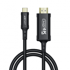 Acefast - Acefast USB-C till HDMI Kabel Video 4K 60Hz HDR 1.8m - Svart