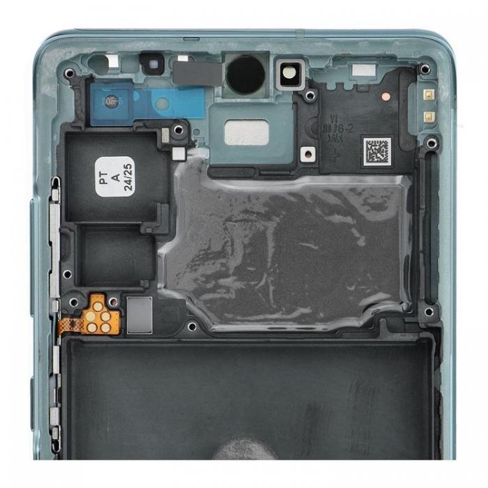 SpareParts - SAMSUNG S20 FE 4G/5G Skrm med LCD-display ServicePack - Grn