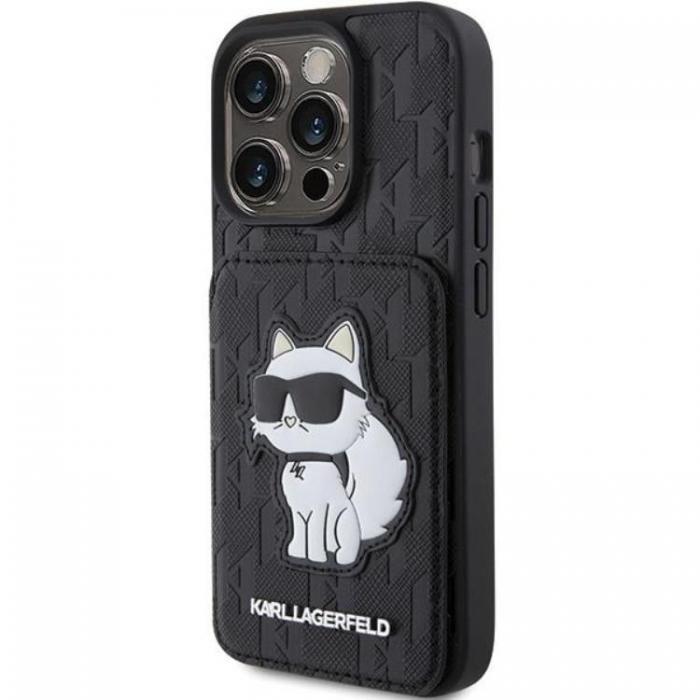 KARL LAGERFELD - Karl Lagerfeld iPhone 15 Pro Mobilskal Korthllare Choupette