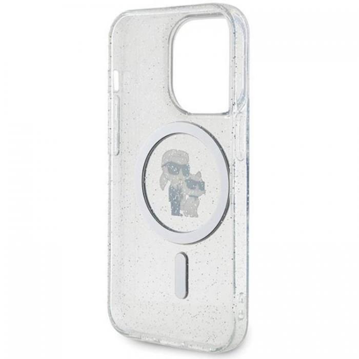 KARL LAGERFELD - KARL LAGERFELD iPhone 15 Pro Mobilskal Magsafe Glitter