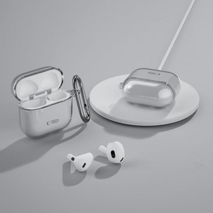 Tech-Protect - Tech-Protect Apple Airpods 4 Skal Flexair - Ash Gr