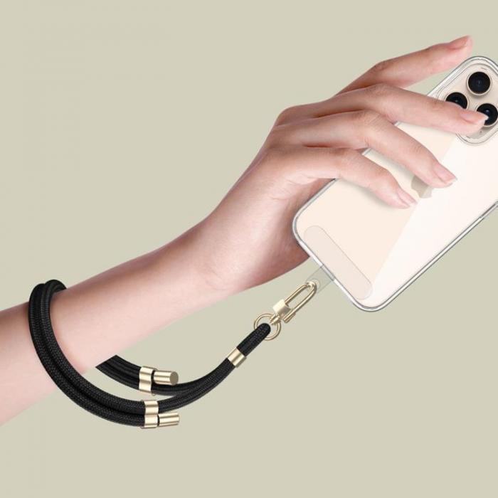 Tech-Protect - Tech-Protect Mobilrem Wrist C4S - Svart/Guld