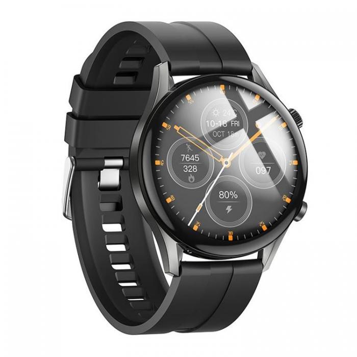 Hoco - Hoco Smart Watch med samtalsfunktion Y7 Pro - metallgr