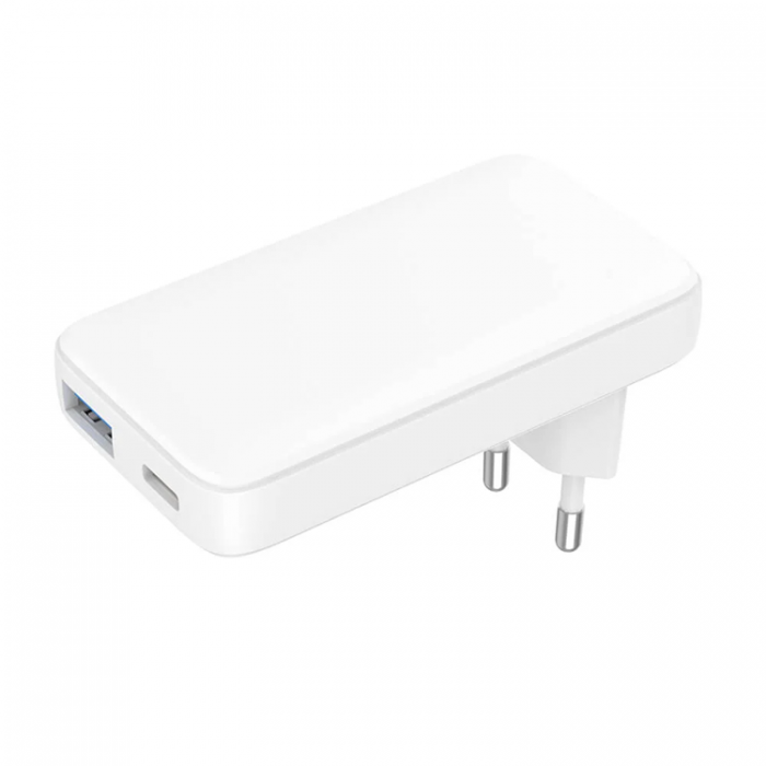 GEAR - Gear Snabbladdare 1xUSB-C 1xUSB-A PD/PPS 36W + QC 18W GaN