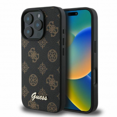 Guess - Guess iPhone 16 Pro Max Mobilskal Magsafe Peony Script - Svart