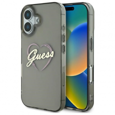 Guess - Guess iPhone 16 Mobilskal IML Heart - Svart