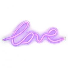 A-One Brand - Neon LED USB Love Model - Lila