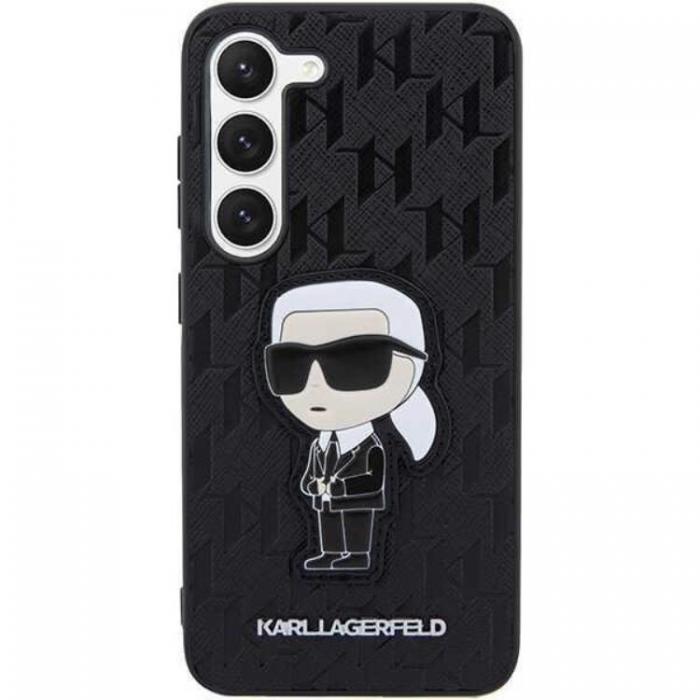 KARL LAGERFELD - Karl Lagerfeld Galaxy S23 Plus Skal Saffiano Monogram Ikonik - Svart