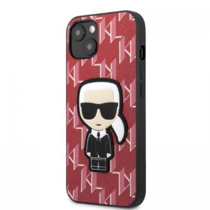 KARL LAGERFELD - Karl Lagerfeld iPhone 13 Skal Monogram Ikonik Patch - Rd