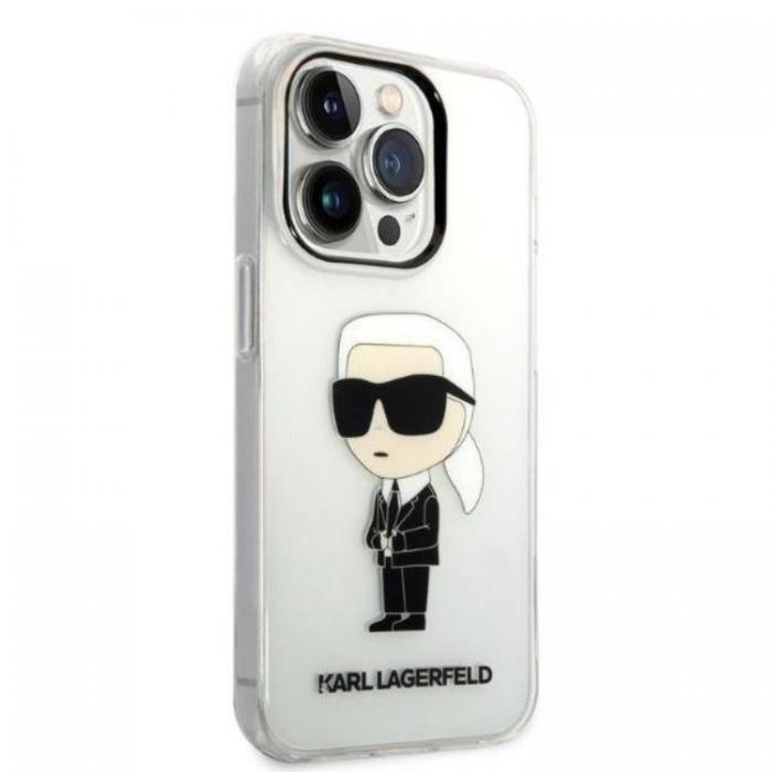 KARL LAGERFELD - Karl Lagerfeld iPhone 14 Pro Skal IML NFT Ikonik - Transparent