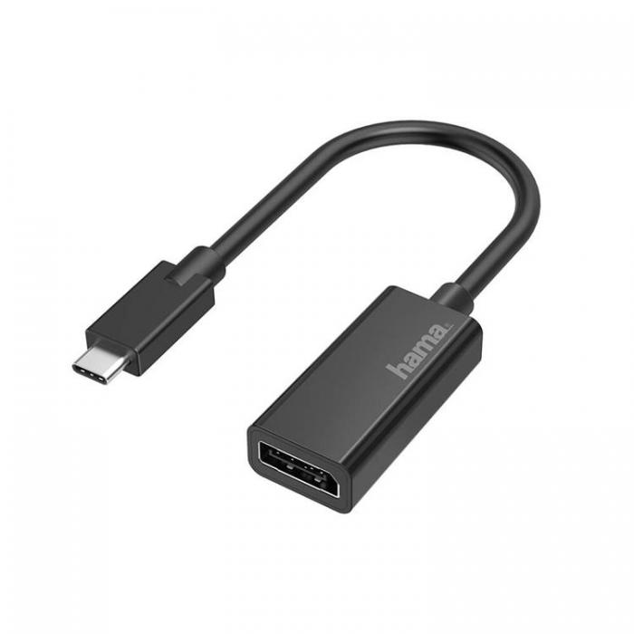 Hama - HAMA Adapter Video USB-C till DisplayPort Ultra-HD 4K