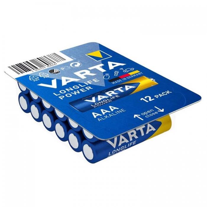 VARTA - Varta 12-st Alkaliskt Batteri R3 (AAA) Longlife