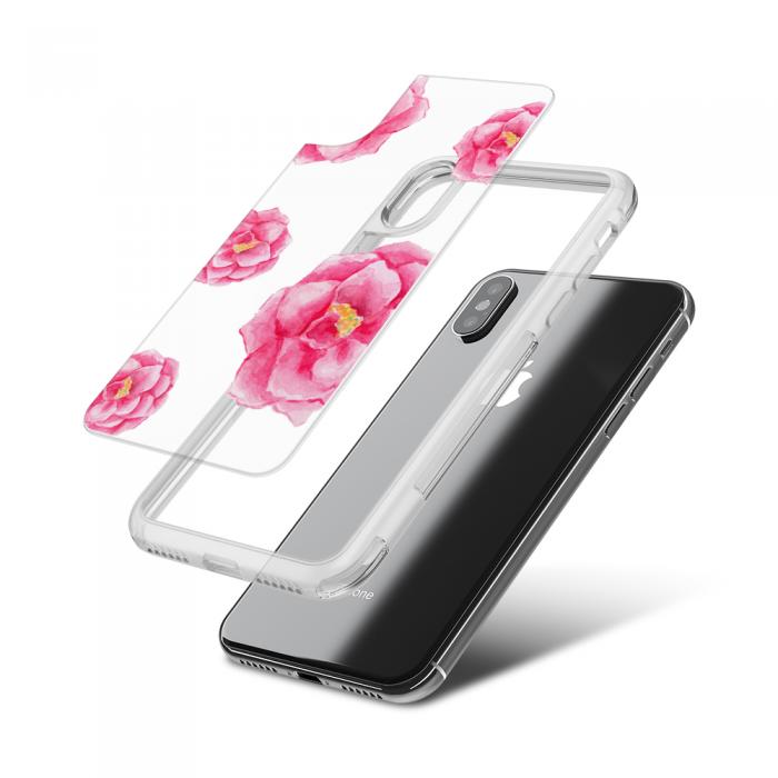 UTGATT5 - Fashion mobilskal till Apple iPhone X - Big flowers