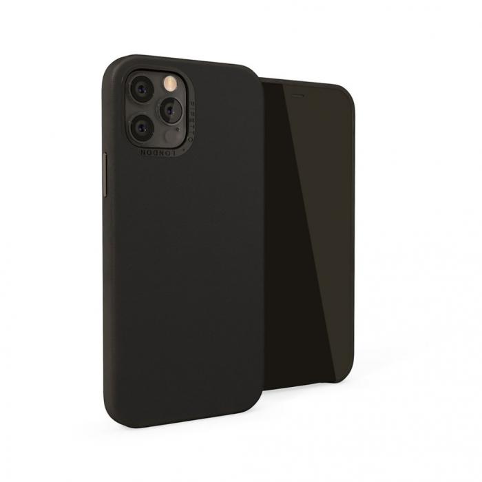 Pipetto - Pipetto Magnetic Leather Skal Fr iPhone 12 & 12 Pro - Svart