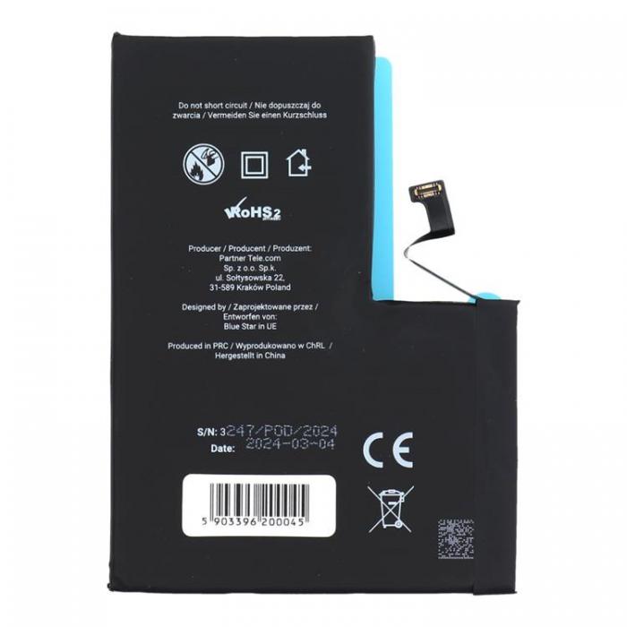 Blue Star - Blue Star iPhone 13 Pro Max Batteri HQ 4352 mAh