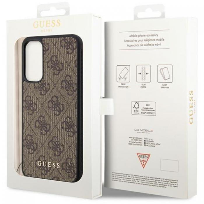 Guess - Guess Galaxy A34 5G Mobilskal Charms Collection - Brun