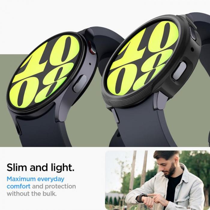 Spigen - Spigen Galaxy Watch 7 (44mm) Skal Liquid Air - Svart