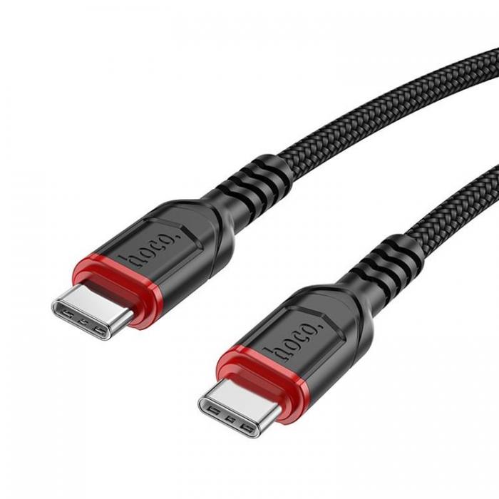 Hoco - Hoco USB-C till USB-C 60W 3A 3m Kabel X59 - Svart