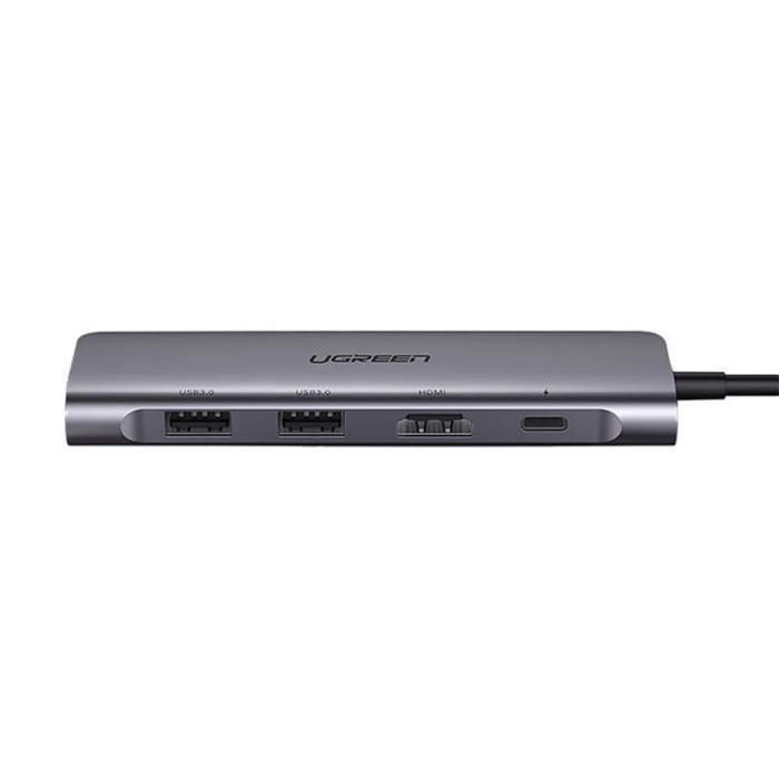 Ugreen - Ugreen 6in1 HUB USB-C Till USB-C, HDMI, SD/TF Kortlsare, 2xUSB-A 3.0