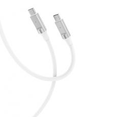 XO - XO USB-C Till USB-C 60W 1m Kabel NB-Q252B - Vit