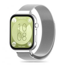 Tech-Protect - Tech-Protect Huawei Watch Fit 3 Armband Milaneseband - Silver