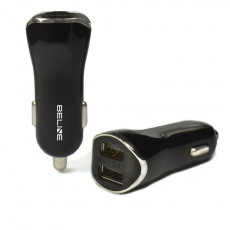 Beline - Beline Billaddare USB-A Till USB-A - Svart