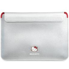 Hello Kitty - Hello Kitty Datorfodral 14" PU Metal Logo - Silver