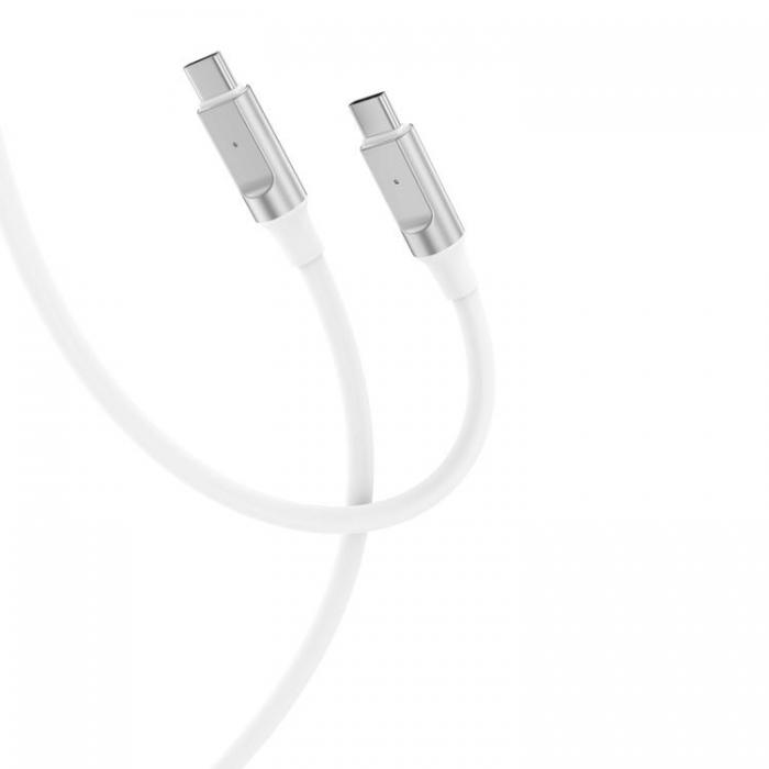 XO - XO USB-C Till USB-C 60W 1m Kabel NB-Q252B - Vit