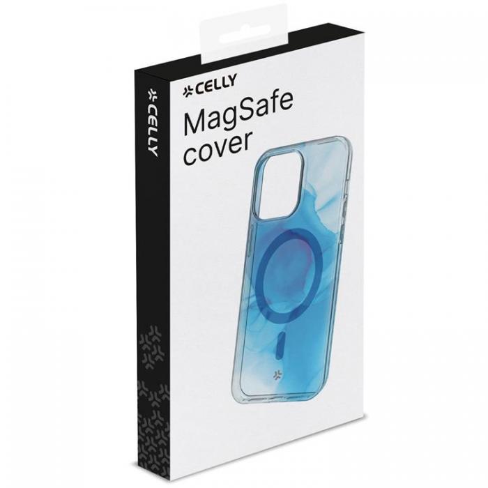 Celly - Celly iPhone 15 Pro Mobilskal Magsafe TPU - Bl