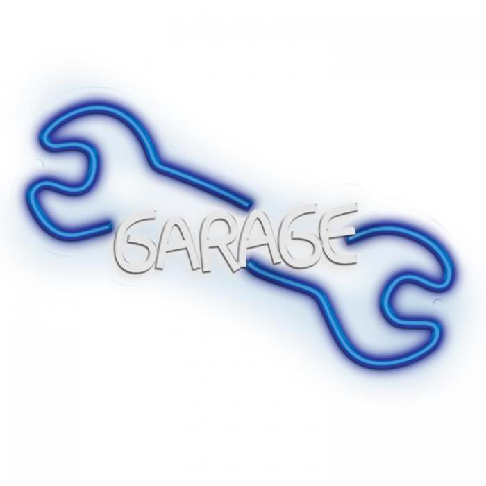 Neolia - Neolia LED Neon PLEXI GARAGE NNE22 - Bl/Vit