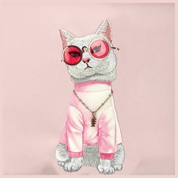 NIMMY - Nimmy Axelvska Crossbody Glasses Cool Cat - Pink