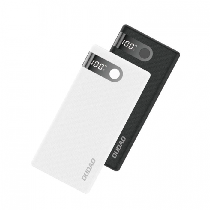 Dudao - Dudao Powerbank 10000 mAh 2x USB/Typ C/micro USB 2A - Svart