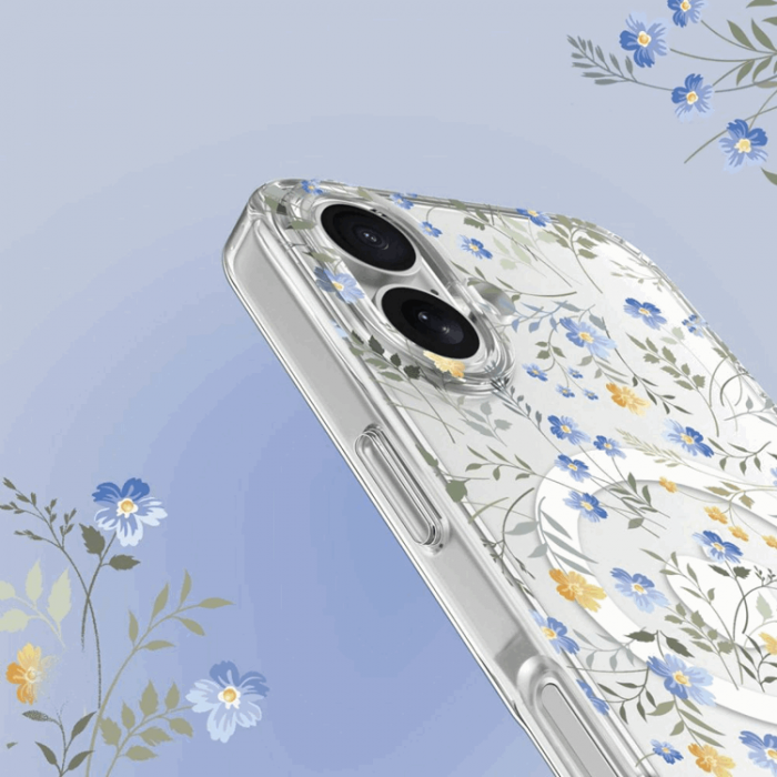 Tech-Protect - Tech-Protect iPhone 16e Mobilskal Magsafe Flexair - Spring Flowers