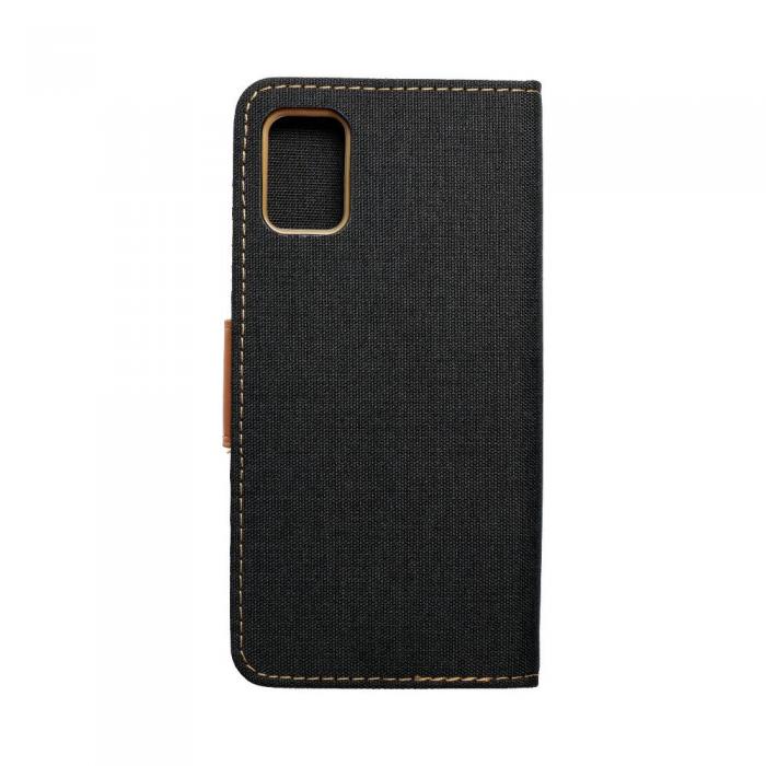 OEM - Galaxy A51 Plnboksfodral Canvas Nylon - Svart