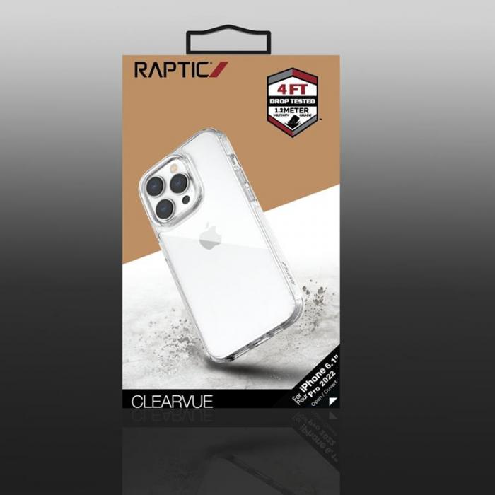 Raptic - Raptic iPhone 14 Pro Skal X-Doria Clearvue - Clear